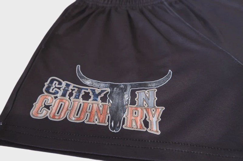 City N Country Adult Original Black Footy Short