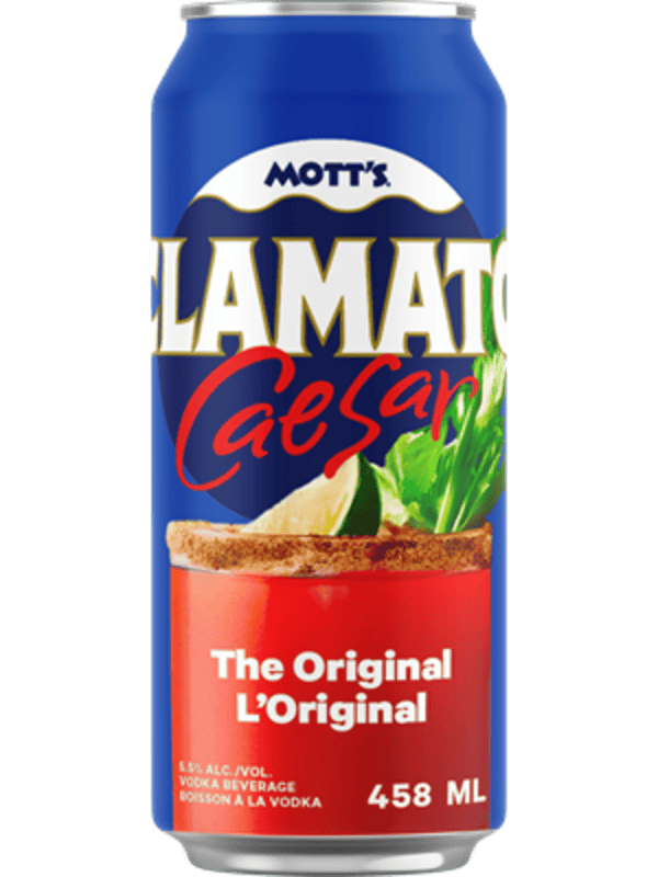MOTT'S ORIGINAL CLAMATO CAESAR 458ML