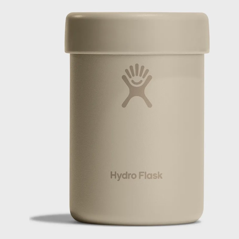 Hydro Flask 12oz Cooler Cup in Oat, front view