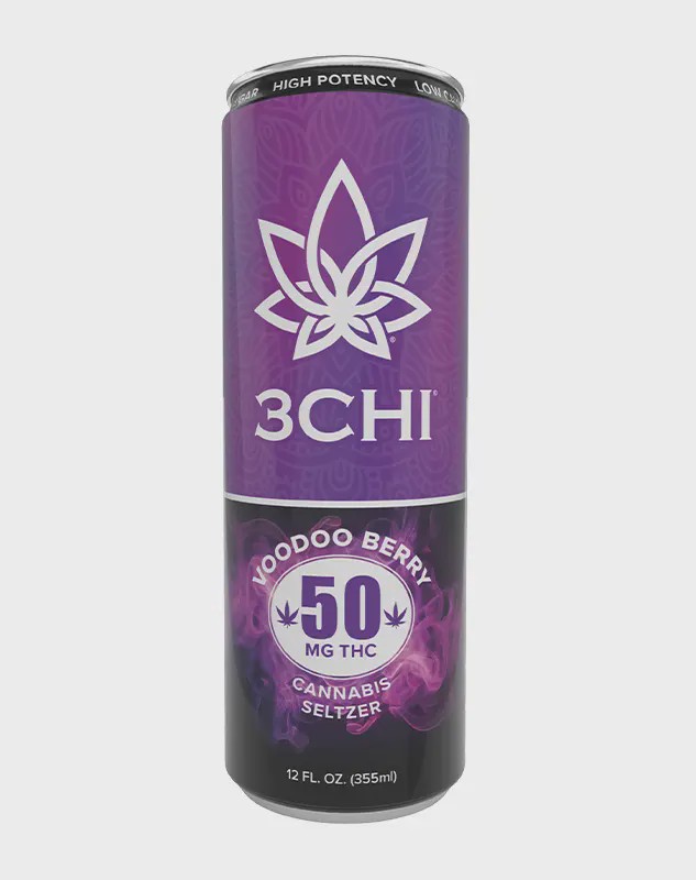 3CHI Voodoo Berry Seltzer 50mg