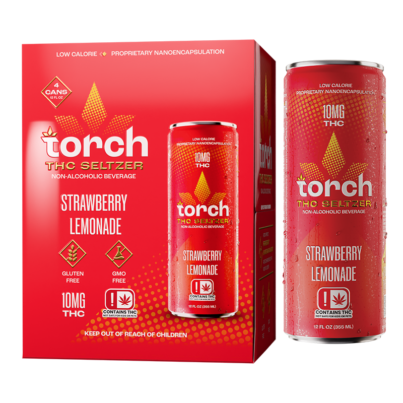Torch Strawberry Lemonade Seltzer 10mg