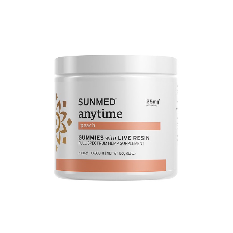 Anytime Full Spectrum Peach Gummies