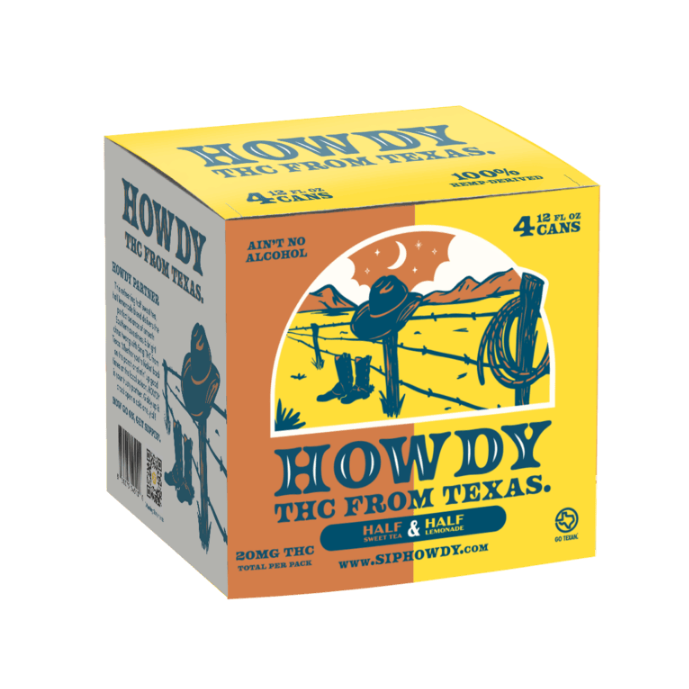Howdy Half and Half Seltzer 5mg