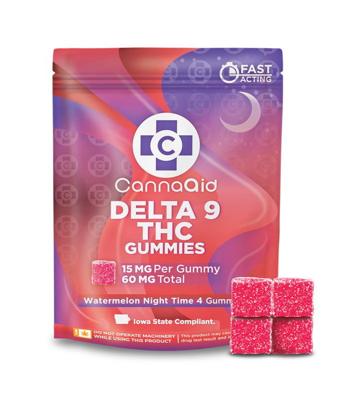 CannaAid Night Time Gummies 10mg