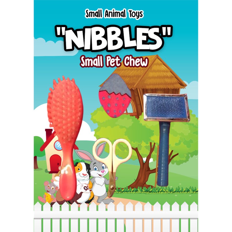 A &amp; E Cages Nibbles Small Animal Grooming Kit Multi, 1ea/One Size