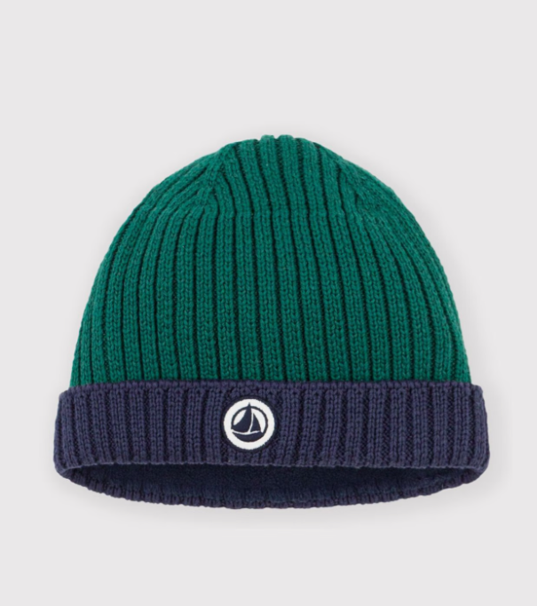 Muts blauw/groen