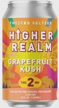 Higher Realm Grapefruit Kush Seltzer 10mg