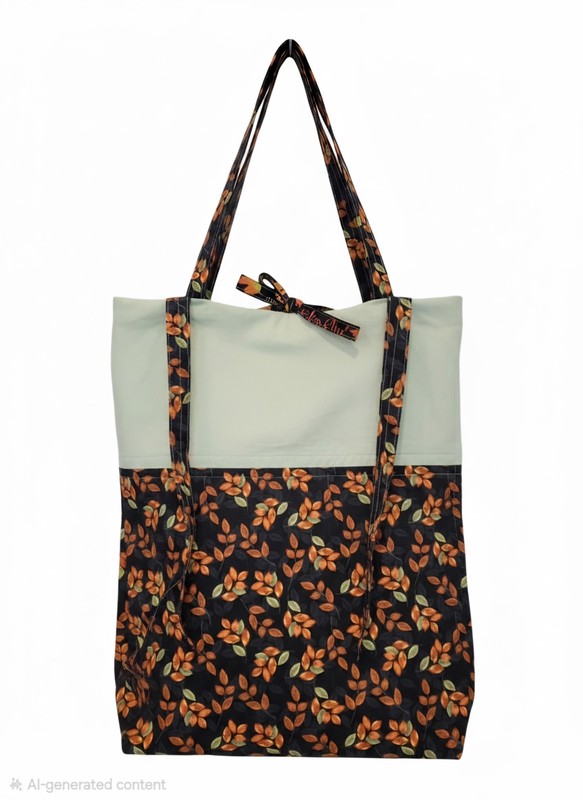 Large Boxy Tote Bag/Thanksgiving