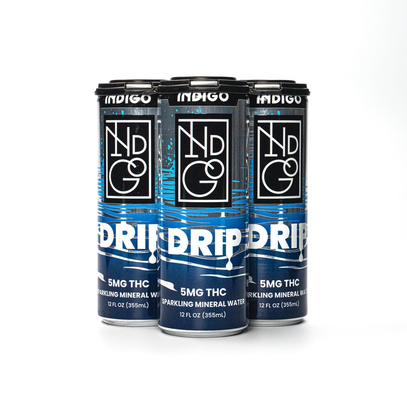 Indigo Drip Sparkling Water Seltzer 5mg