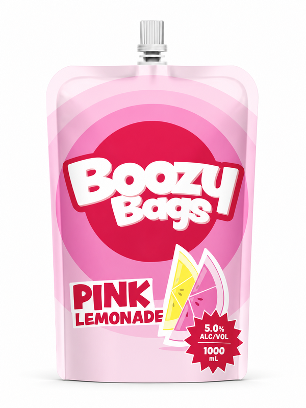 BOOZY BAGS PINK LEMONADE 1L