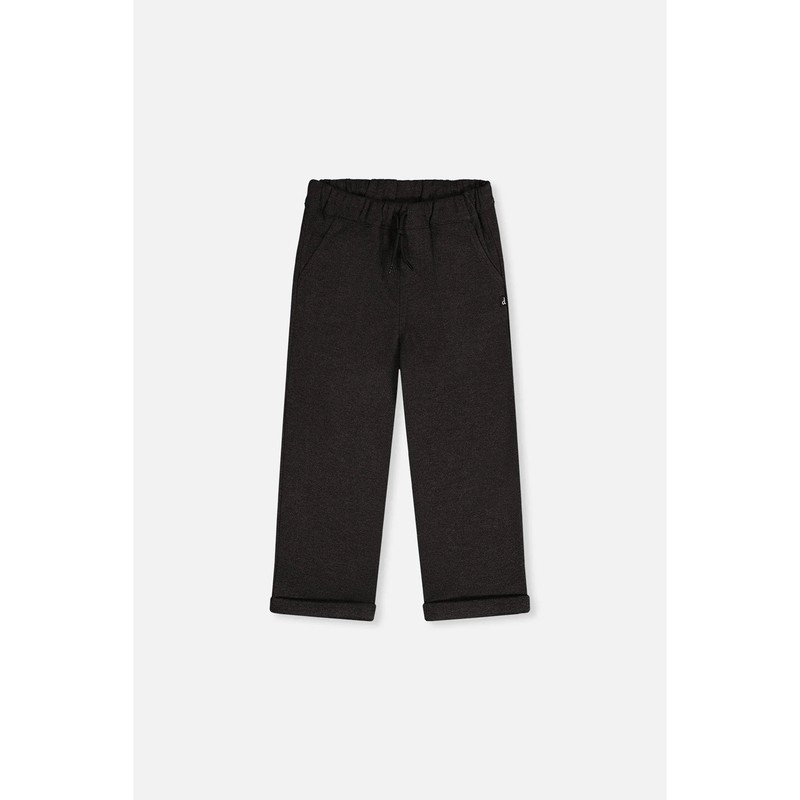 BLACK STRETCH TWILL PANT / 20OB21-09990
