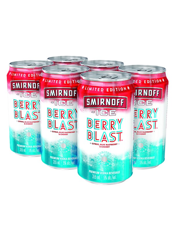 SMIRNOFF ICE BERRY BLAST 6PK