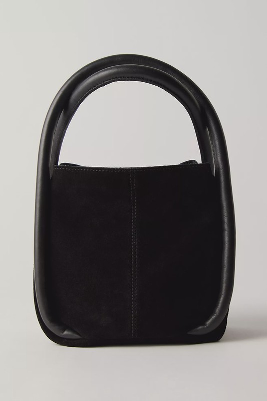 Barlow Suede Bucket Bag