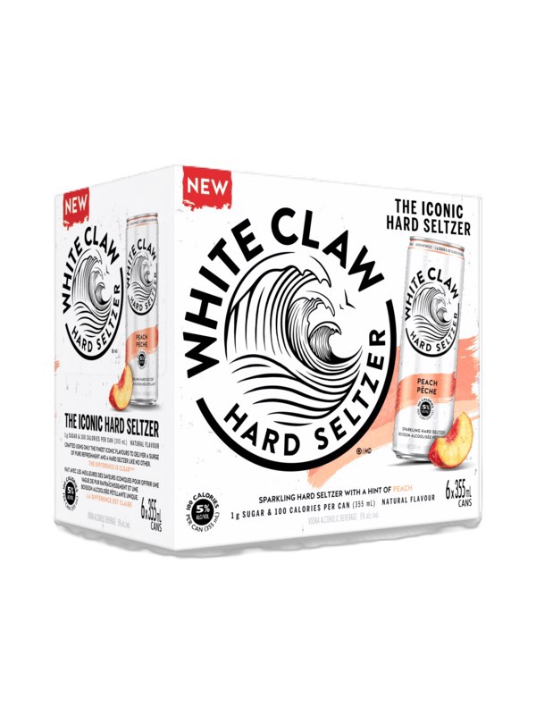 WHITE CLAW PEACH 6PK