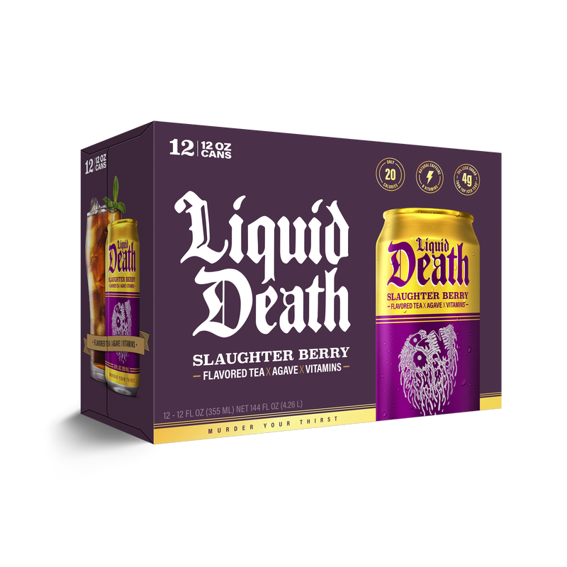 Liquid Death Slaughter Berry