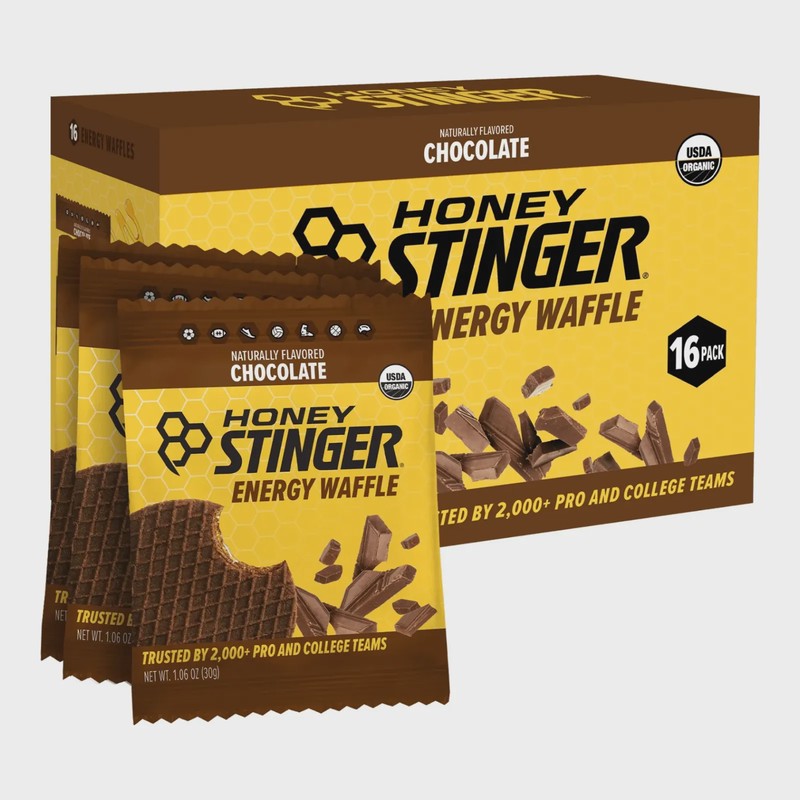 Honey Stinger Organic Waffle in Chocolate, front view