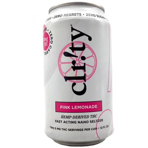 Clr!ty Pink Lemonade Seltzer 5mg