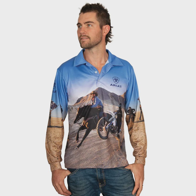 Ariat Adult Lets Ride Fishing Shirt
