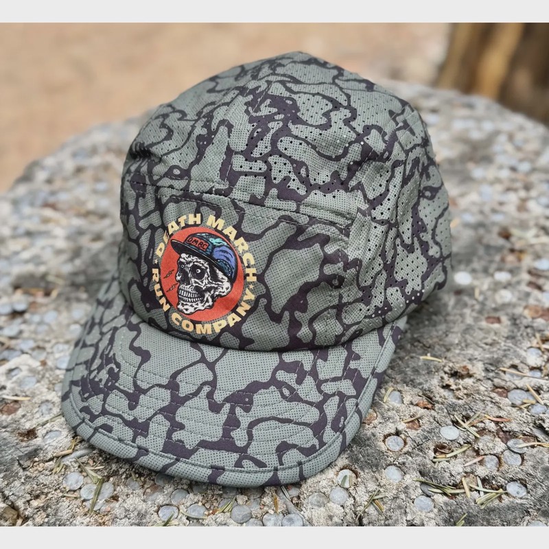 Death March Running Co 5-Panel Hat, front view