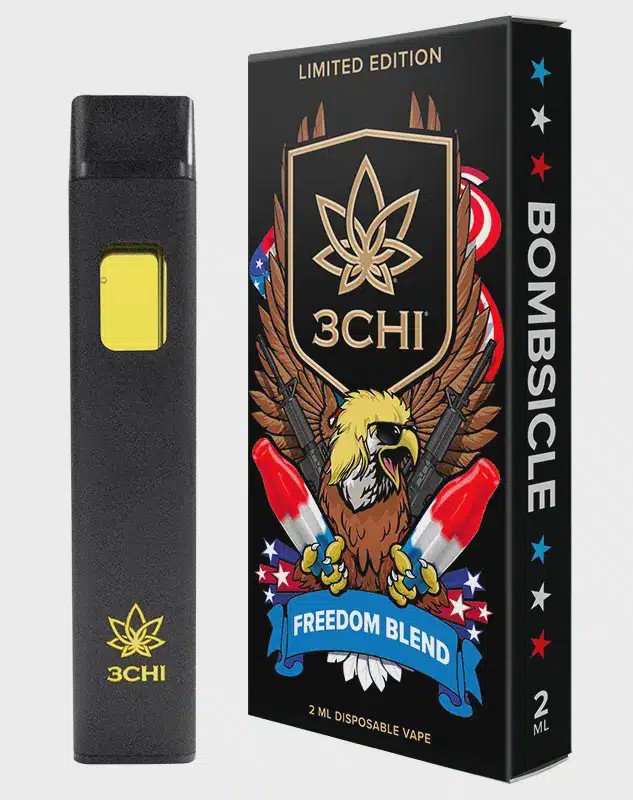 3CHI 2ML Vape - Freedom Blend Bombsicle