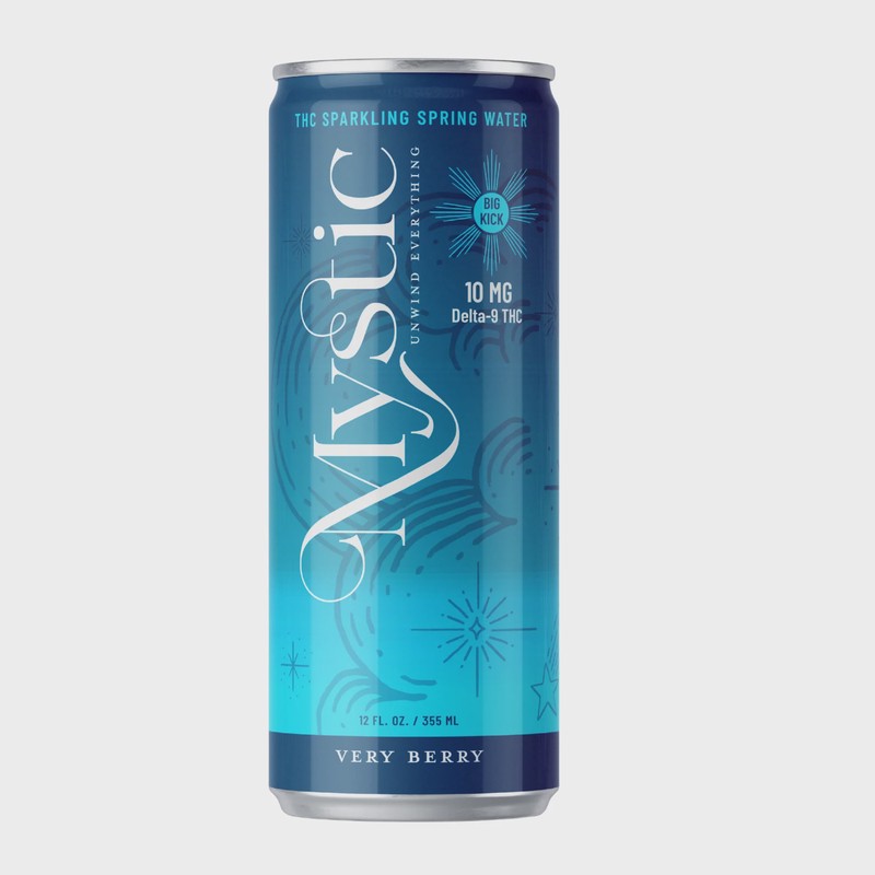 Mystic THC Sparkling Water Seltzer 10mg