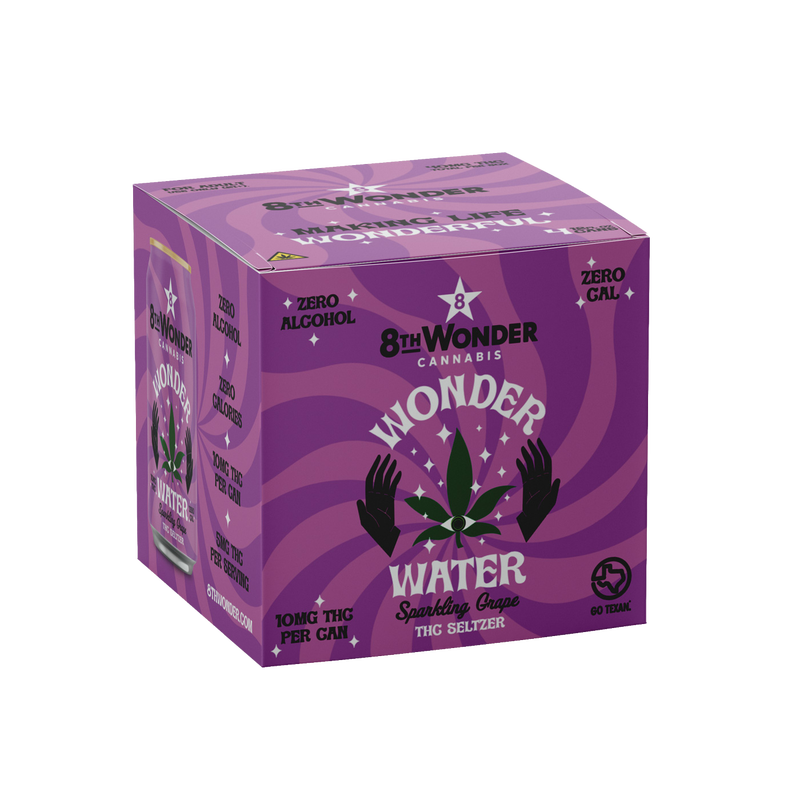 8th Wonder Water Grape Seltzer 10mg