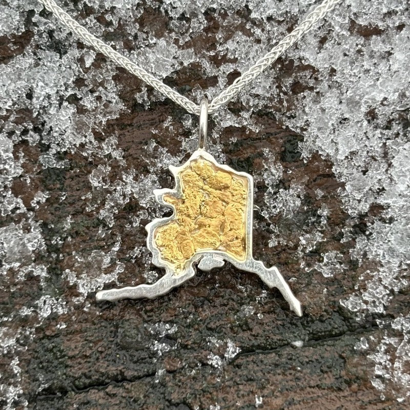 Sterling Silver Mini Alaska with Nuggets