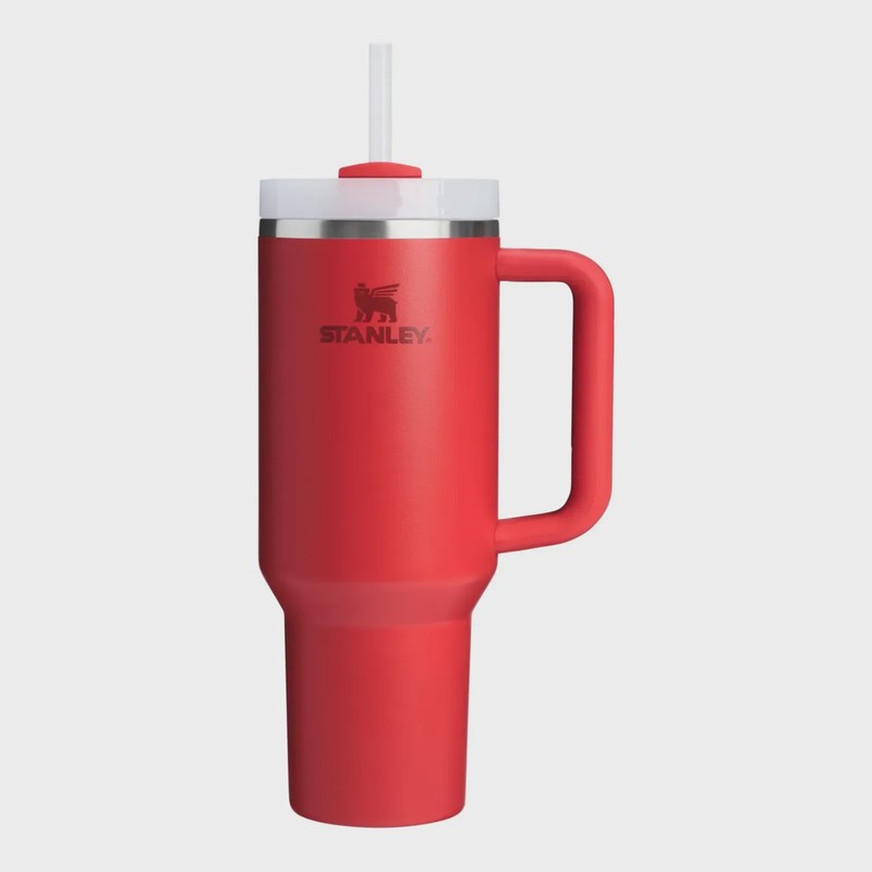 Stanley Quencher H2.0 FlowState Tumbler in Chili, front view