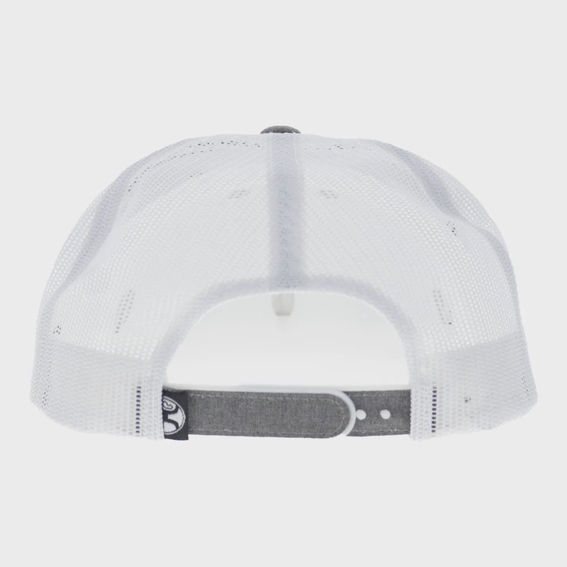Liberty Roper 6-Panel Trucker Snapback Hat Grey/White