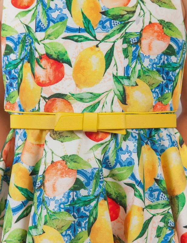 BELT YELLOW LEATHER / 5432