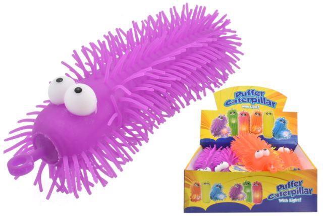 Grosse chenille qui illumine à presser