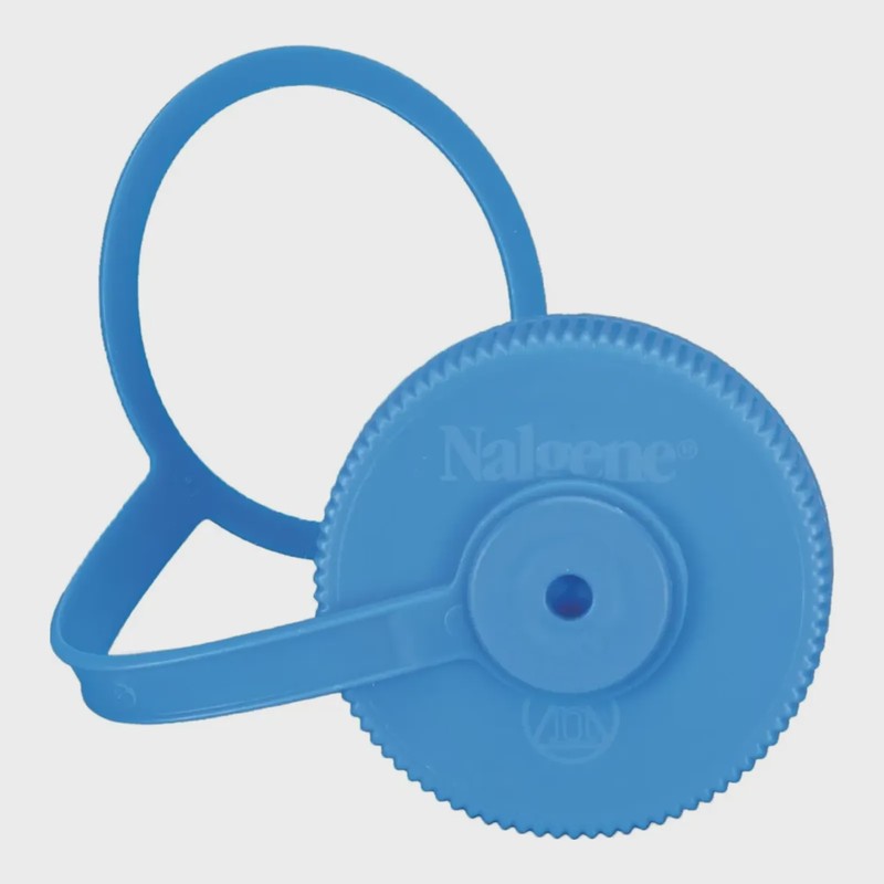 Nalgene Wide Mouth Replacement Cap 32oz in Blue, alternate view 1