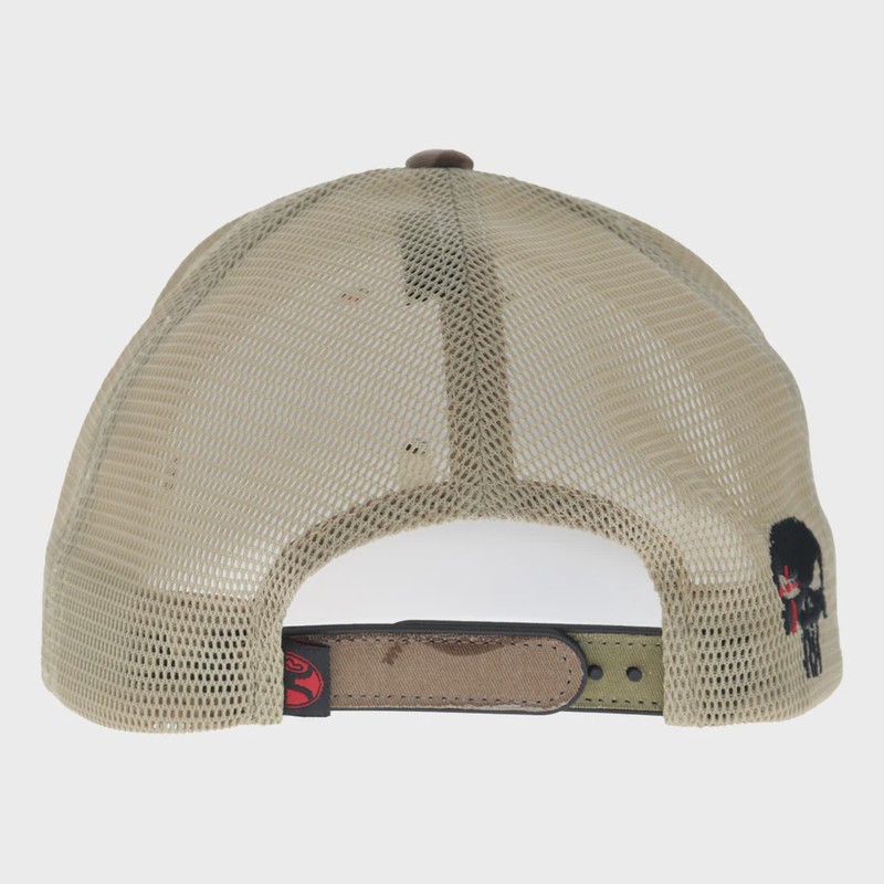 Chris Kyle 6-Panel Trucker Snapback Hat Brown/Camo