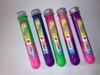 Slime en tube 2 couleurs avec brillants