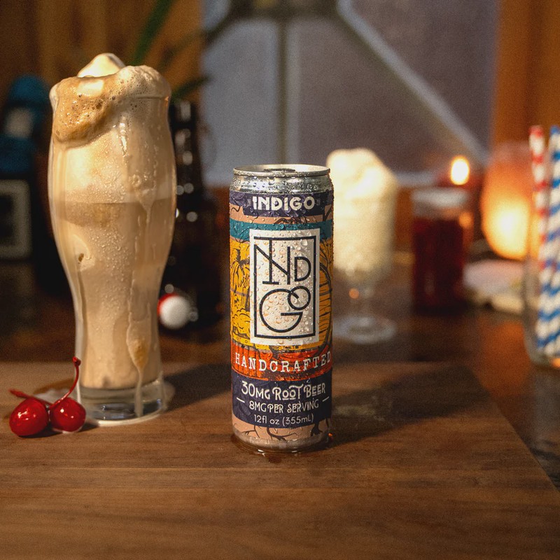 Indigo THC Root Beer Seltzer 30mg