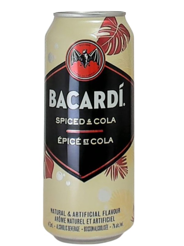 BACARDI SPICED & COLA 473ML