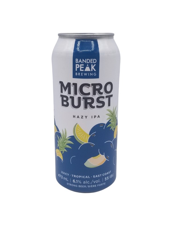 BANDED PEAK MICROBURST HAZY IPA 473ML