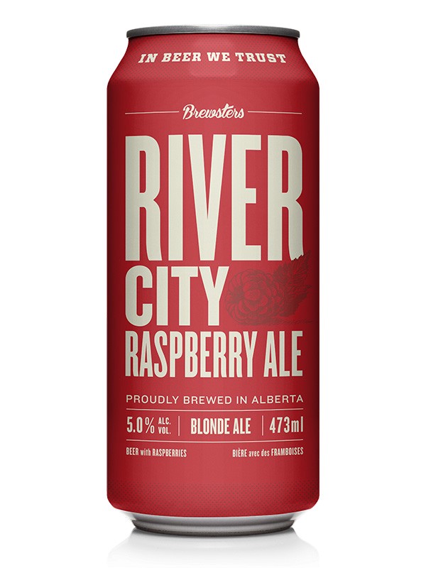 BREWSTERS RIVER CITY RASPBERRY 473ML