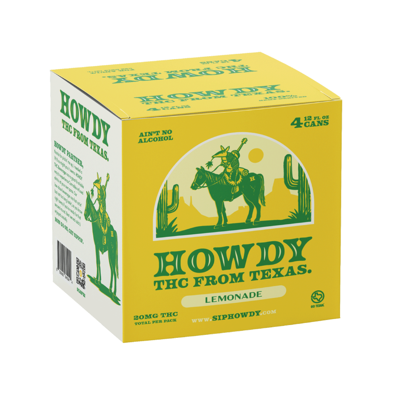 Howdy Lemonade Seltzer 5mg