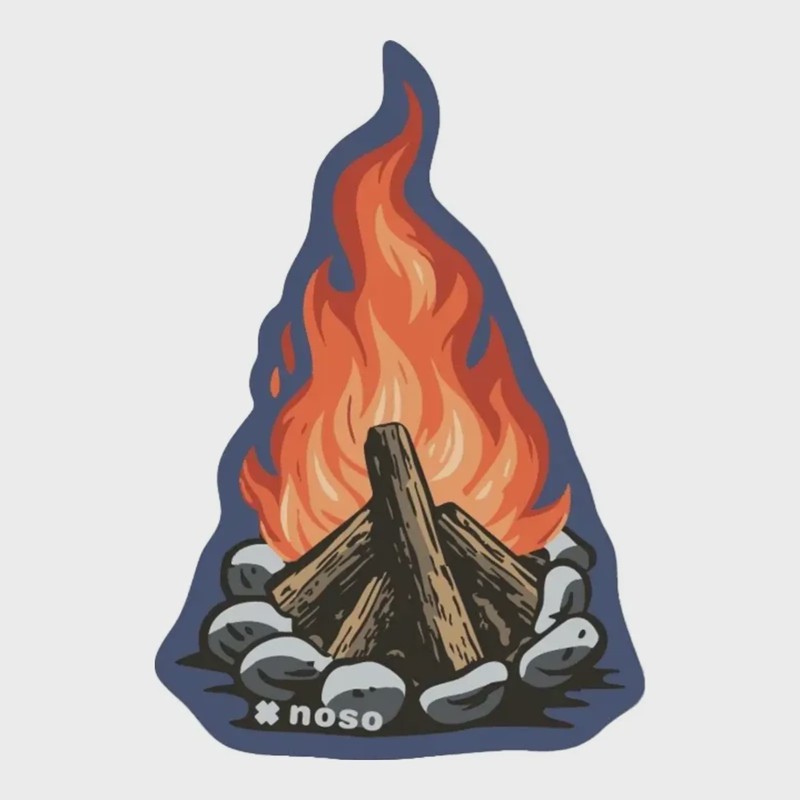 NoSo Glowing Campfire, front view