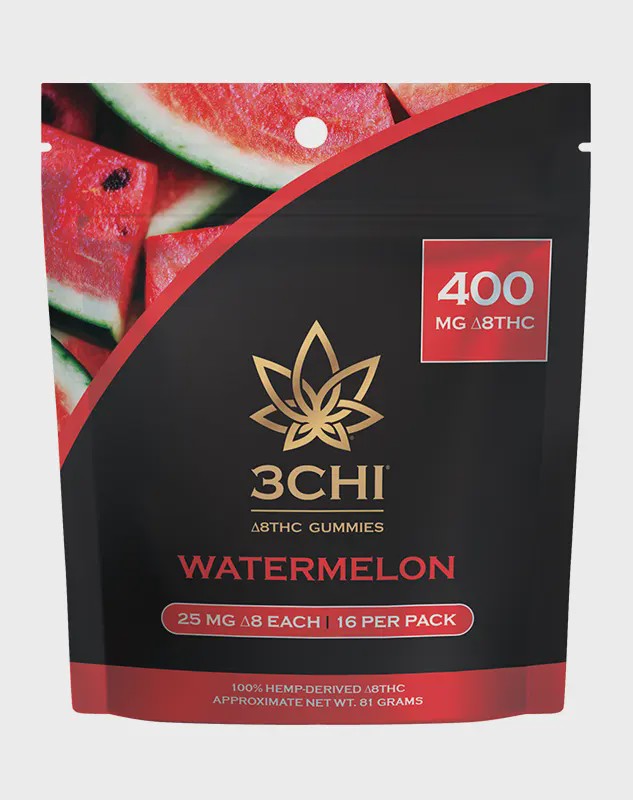 3CHI Watermelon Gummies 25mg