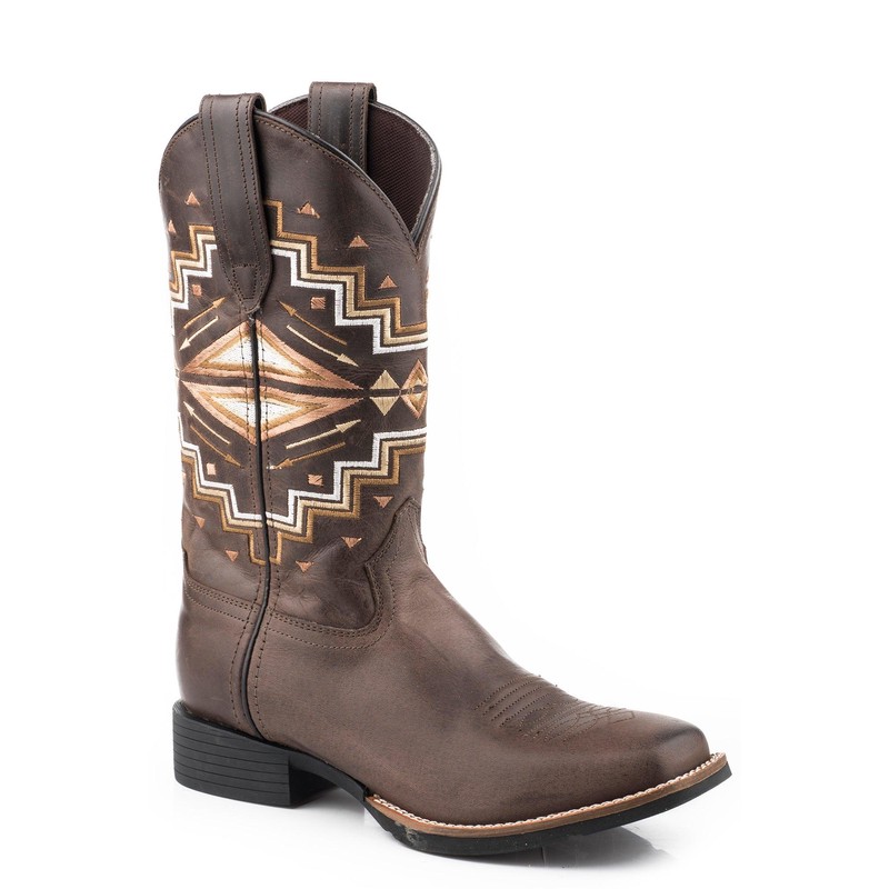 Roper Ladies Monterey Aztec Brown Boot