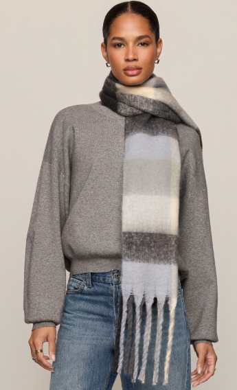 Plaid I Met You Scarf