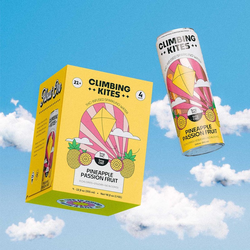 Climbing Kites Pineapple Passion Seltzer 5mg