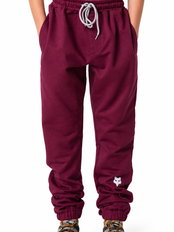 Fox - Youth Detonate Boys Fleece Jogger Maroon - Fox5018