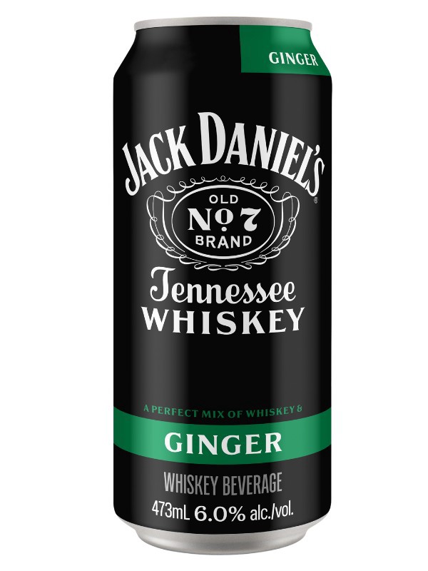 JACK DANIEL'S & GINGER 473ML