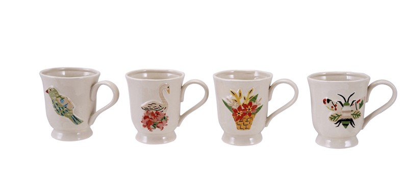 Holiday Stoneware - Footed Mug