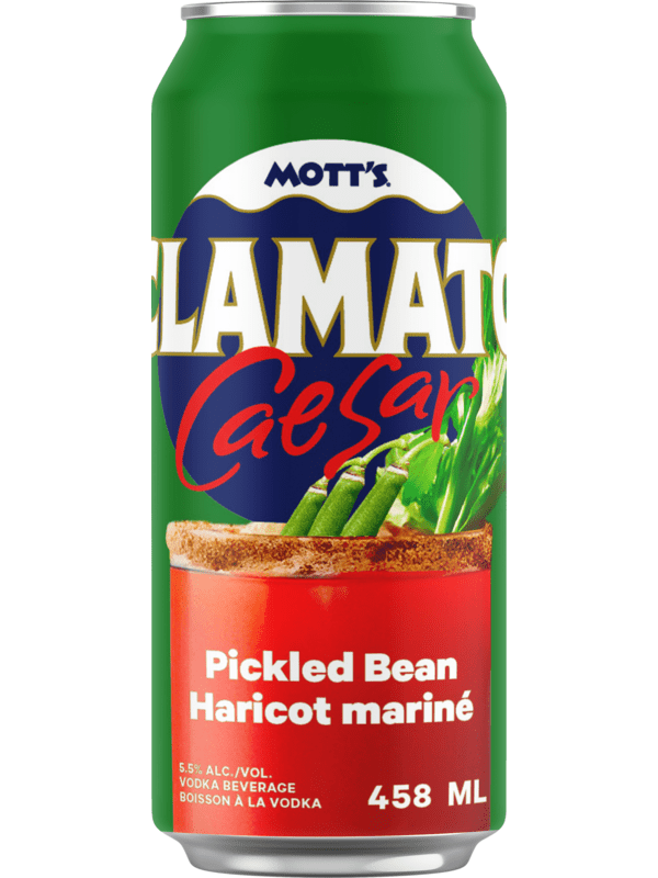 MOTT'S CLAMATO CAESAR PICKLED BEAN 458ML