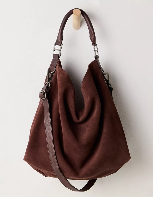 Suzie Suede Slouchy Tote Bag