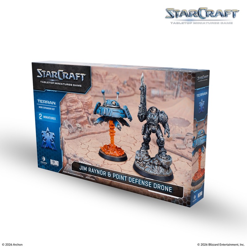 Starcraft Terran Jim Raynor And Point Defense Drone